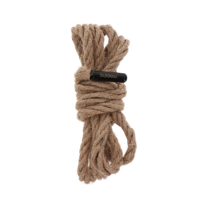 Corda de Cânhamo Taboom 1,5 Metros 7 mm - Nude | Comprar Corda de Cânhamo Hemp Rope 1,5m 7mm
