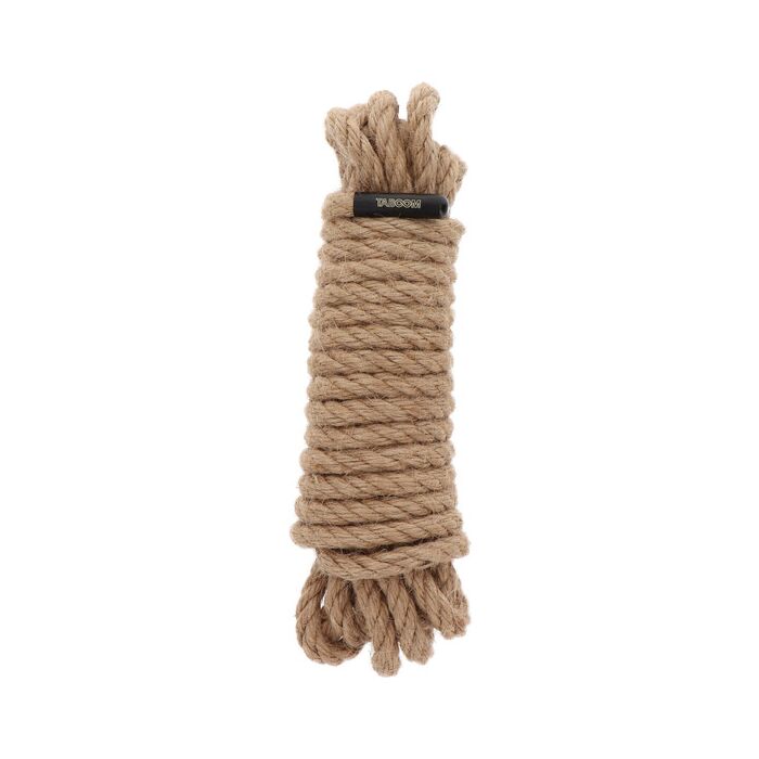 CORDA DE CÂNHAMO TABOOM 5m 7mm - Nude - CORDA DE CÂNHAMO 5 METROS 7 MM