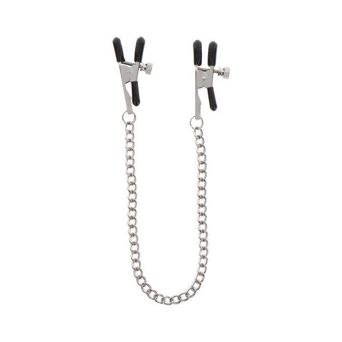 Grampos ajustáveis Taboom com corrente prateada