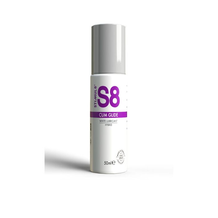 S8 Hybrid Cum Glide 50ml - Lubrificante híbrido projetado para imitar o esperma.