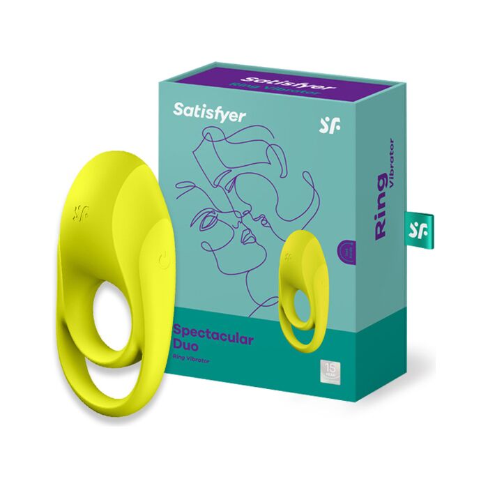 Satisfyer Spectacular Duo Anel Vibratório Amarelo