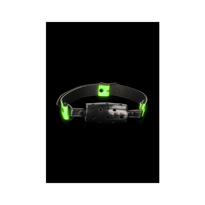 Ai! Mordaça Cilíndrica que Brilha no Escuro | Sex Shop