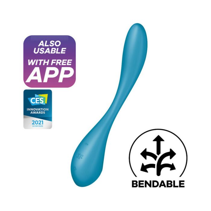 Satisfyer G-Spot Flex 5 Vibrador Multi Azul - Sex Shop SEO