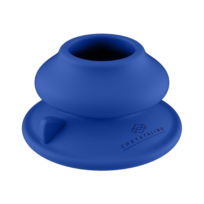 Chrystalino Silicone Suction Cup Blue - Ventosa de Silicone - Sex Shop