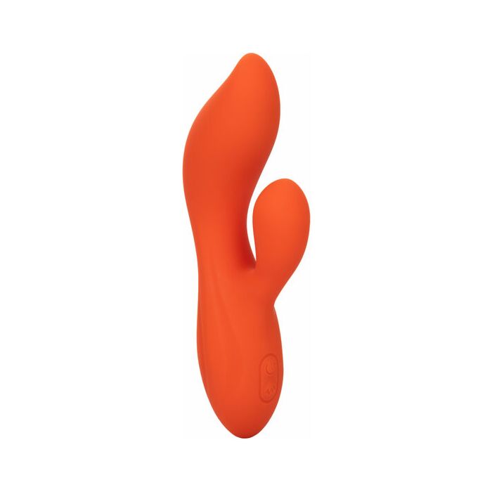 Calexotics Stella Dual Teaser Laranja - Vibrador Duplo com 12 Funções de Vibração