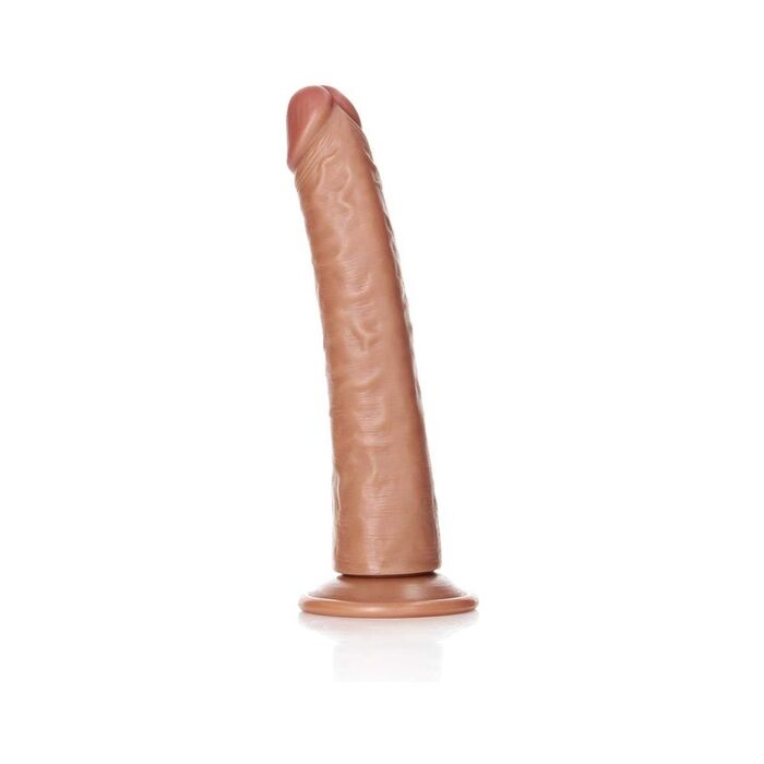 RealRock - Dildo Realista Slim com Ventosa - 8''/ 20,5 cm