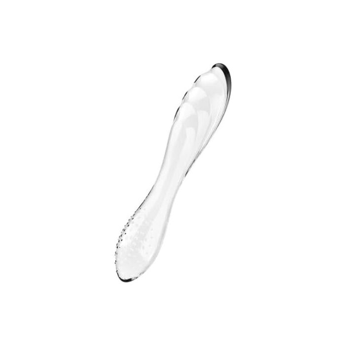 Satisfyer Dazzling Crystal 1 - Vibrador de Vidro de Borosilicato Sólido - Transparente