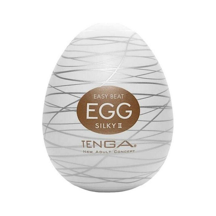 Tenga Egg Silky II - Masturbador masculino de textura sedosa