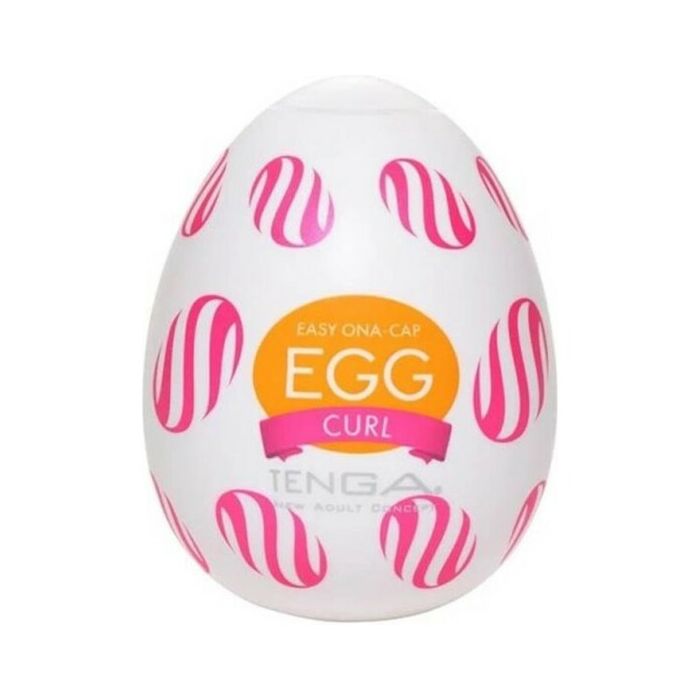 TENGA EGG CURL - Masturbador masculino com texturas suaves e elásticas