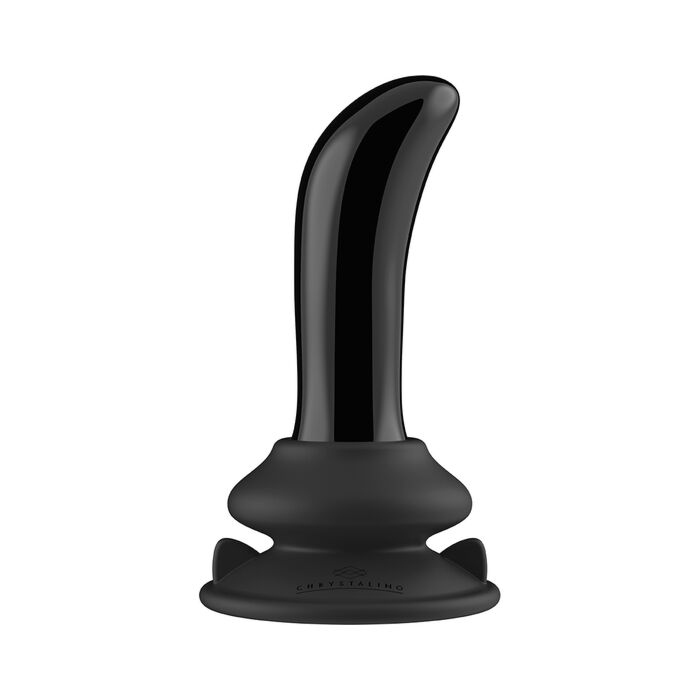 Escolho - Vibrador de Cristal Preto - 10 Velocidades