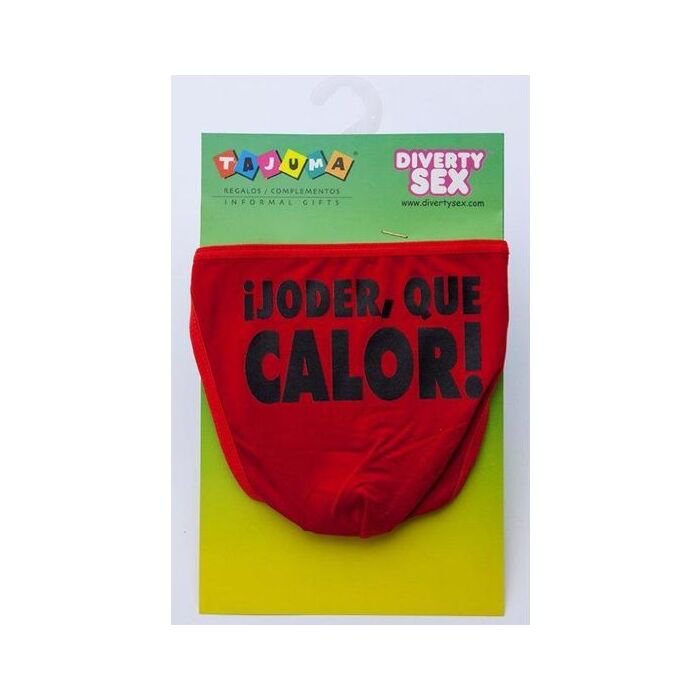 Tanga vermelha pequena, que calor! - Sex shop - Presente divertido de Natal