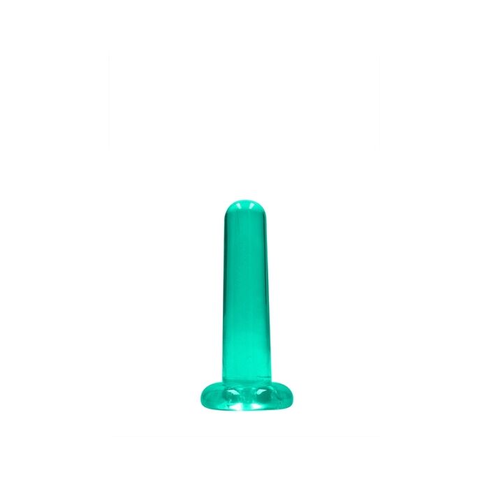 Dildo Realrock Crystal Clear Turquesa 13,5 cm