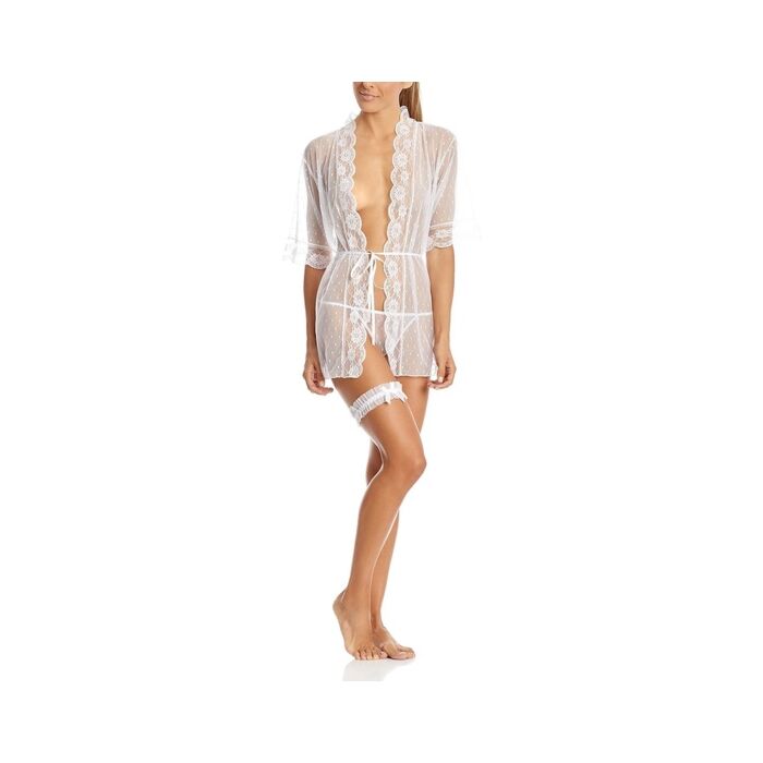 Roupa de dormir branca, modelo Leone - Sex Shop Online