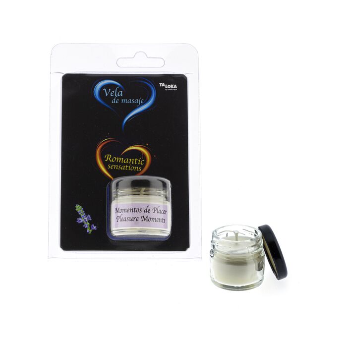 Vela de massagem com fragrância exótica de verbena