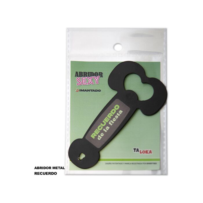 Abre-latas metálico magnético em forma de pênis - Modelo 4