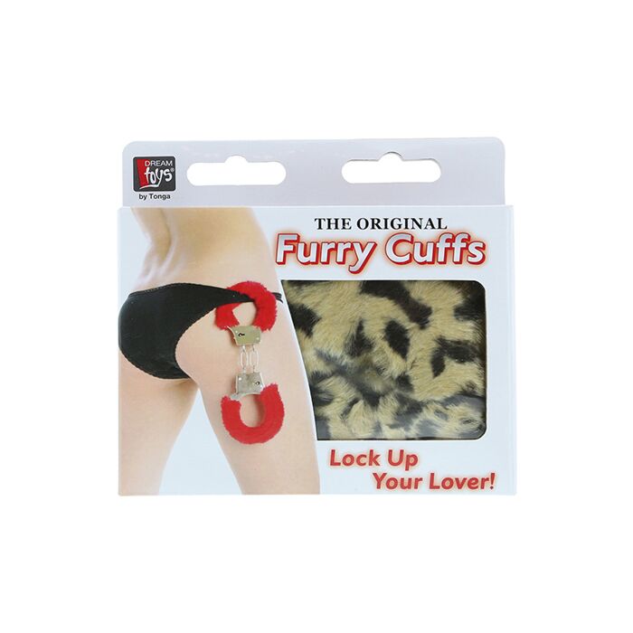 Dream Toys Algemas de Pelúcia Leopardo - Acessório de Escravidão