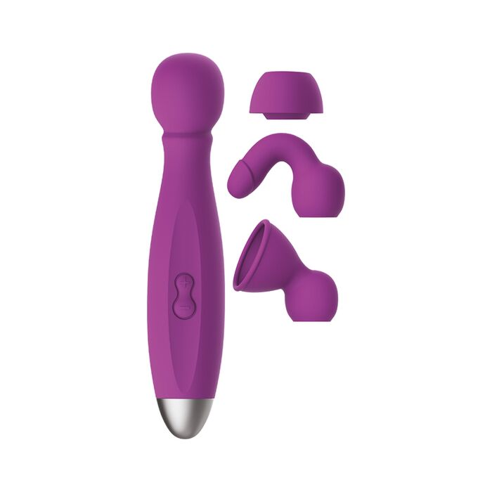 Vibes of Love Queenpin Purple - Vibrador com 3 Extensões - 9 Padrões de Vibração
