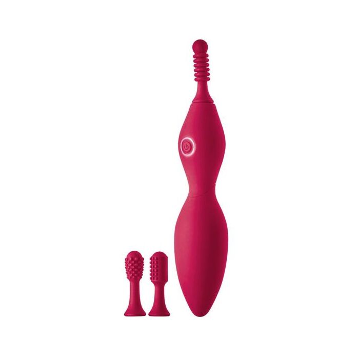 VIBRADOR DE PONTA COM PONTA BRILHANTE VERONA - Vibrador de ponta com 10 frequências