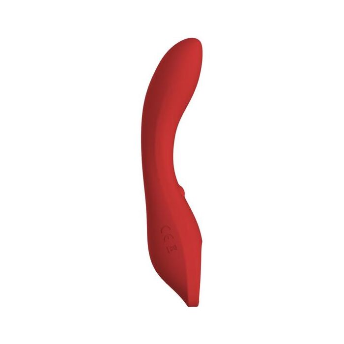 Revolução Vermelha Eva - Vibrador de Silicone e ABS com Movimento de Pérolas