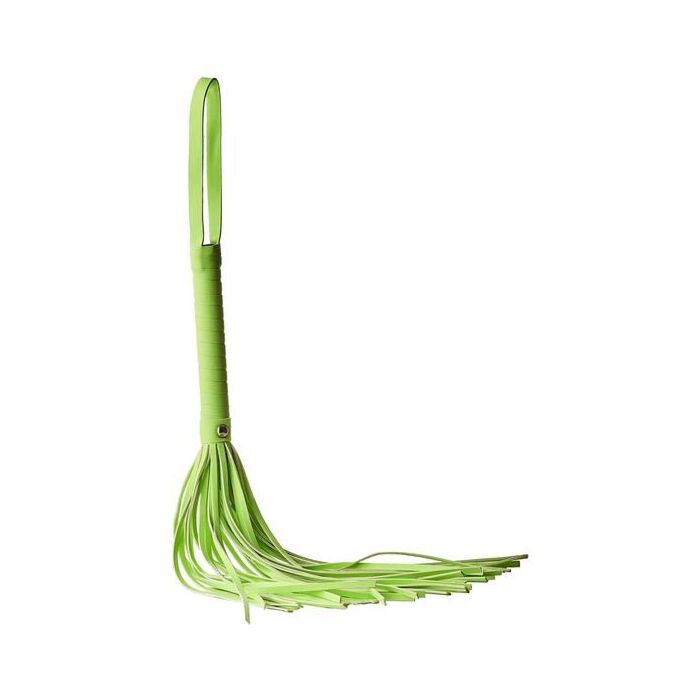 Chicote radiante verde brilhante