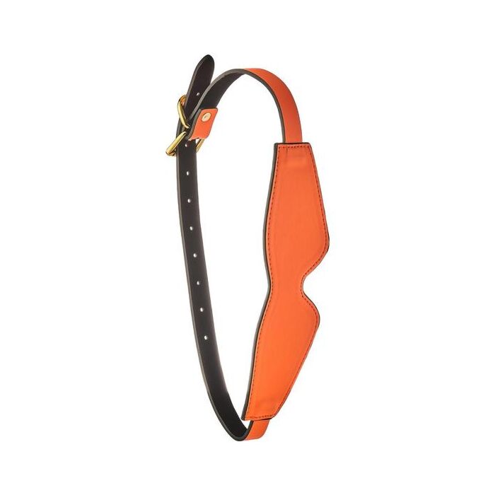 Máscara radiante brilhante laranja