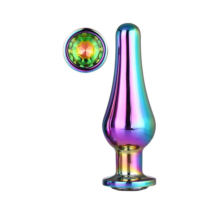 Brilhante Love Coloured Prazer Plug L - Plug anal brilhante com jóia
