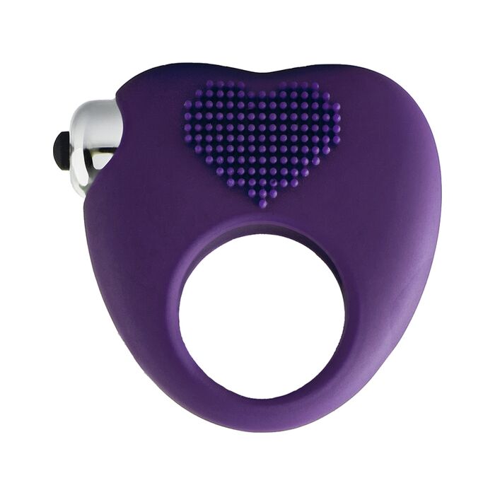 Anel Vibratório Roxo Flirts - Silicone Macio