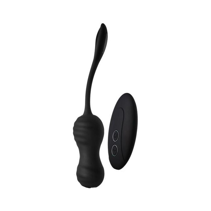 Ovo Vibratório Empurrador com Controle Remoto Dark Desires Virginia - Preto