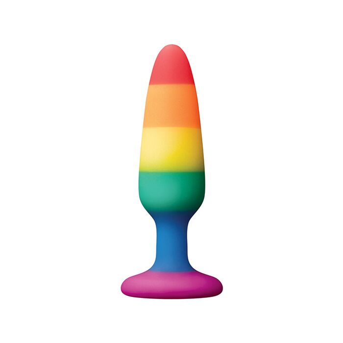 Colorido Plug Anal Pequeno Love Rainbow - Plug Anal Orgulho Arco-Íris