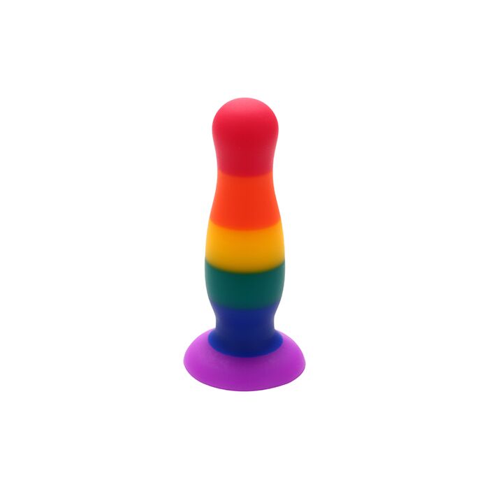 Amor colorido plug colorido - Tampão anal colorido