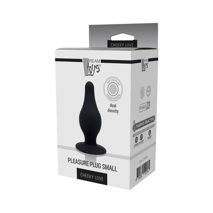 Plug de prazer de densidade dupla Cheeky Love S Preto