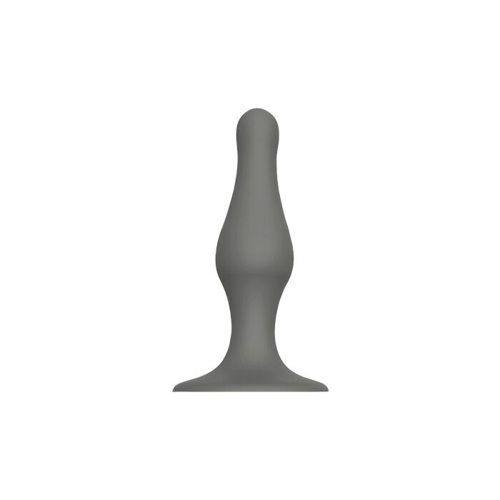 Tentador Amor Plug Cinza com Ventosa 10,3 cm