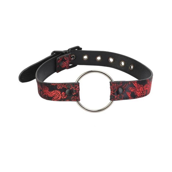 Mordaça Blaze Deluxe O-Ring Mouth Gag - Gag de argola em metal para bondage