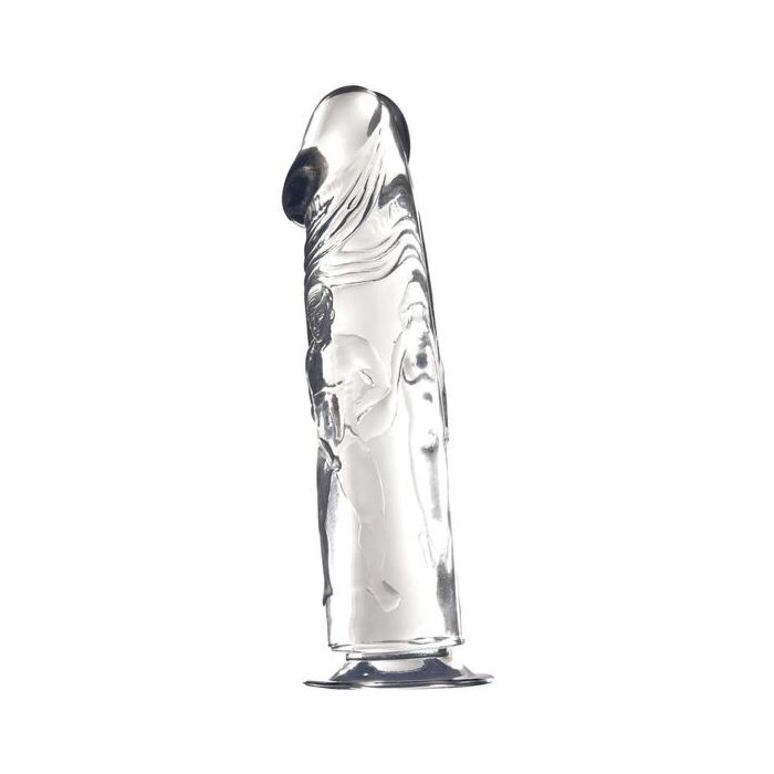 Dream Toys - Dildo transparente de 22,8cm em gelatina