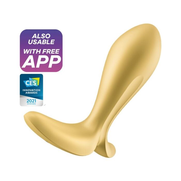Satisfyer Intensity Plug Gold - Tampão Vibratório para um Prazer Intenso