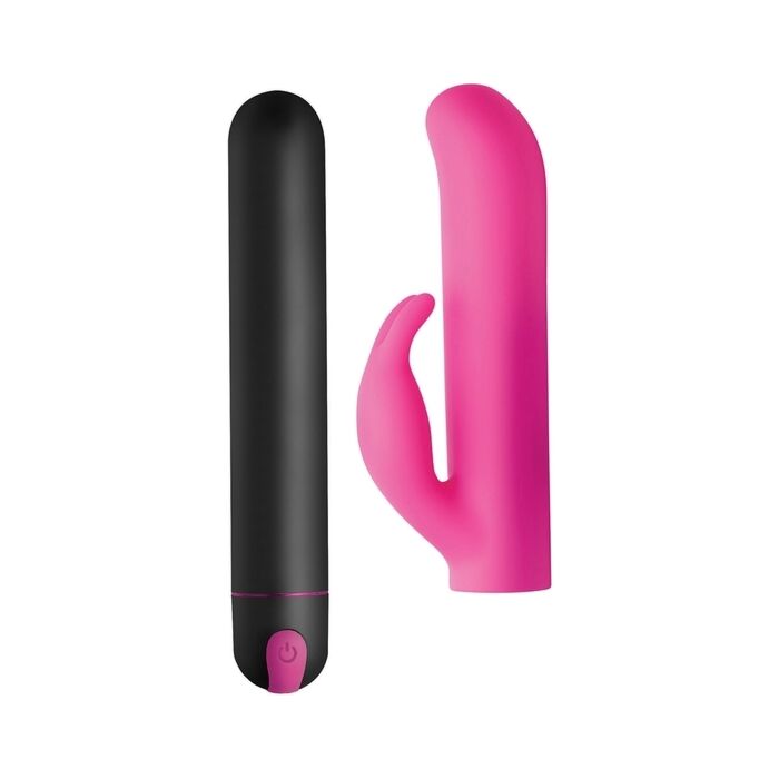 Bala XL com capa de silicone Coelhinho - Rosa