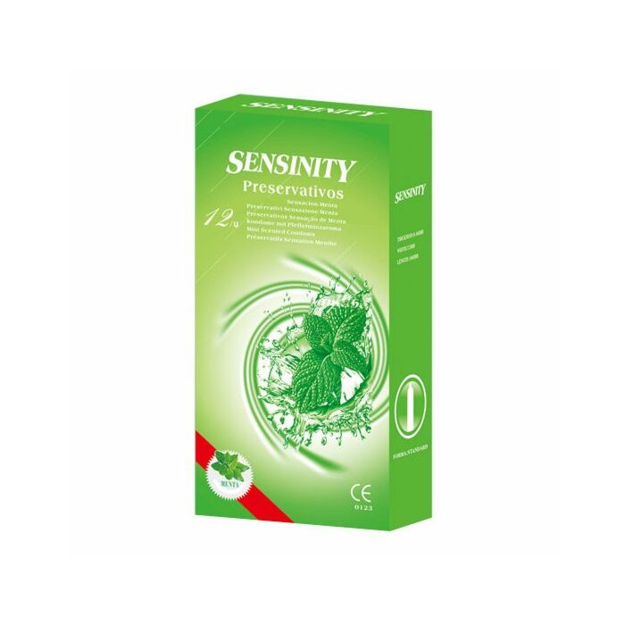 Sensinity preservativos hortelã 12 pcs (cad 07/2015)