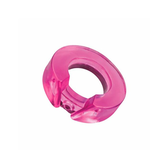 Up! colarinho vibrador cocktail ring-de-rosa