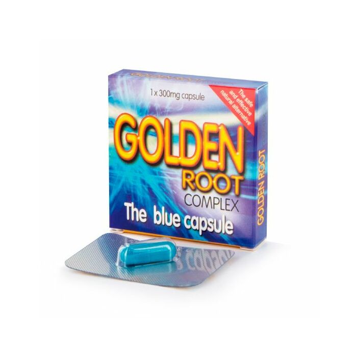 Ouro raiz azul cápsulas 10 cápsulas