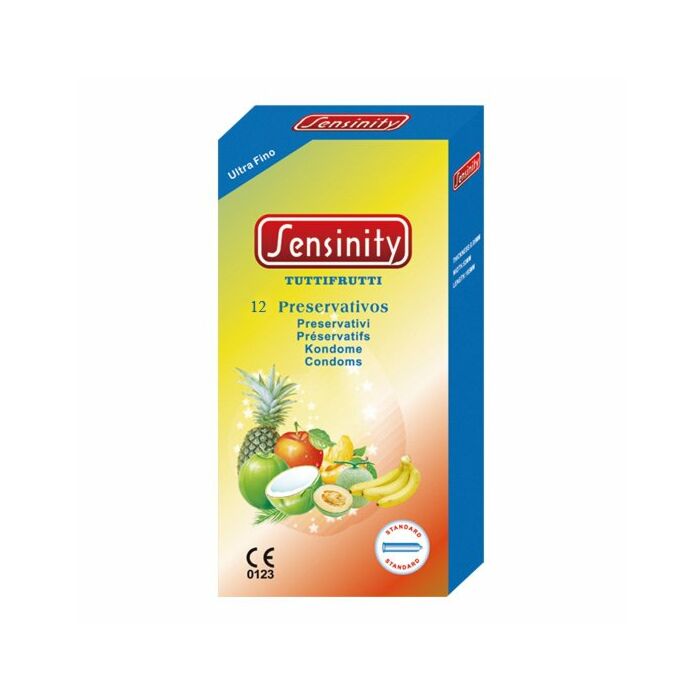 preservativos Tutti frutti Sensinity-12 unidades
