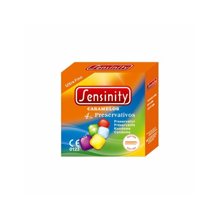 Sensinity preservativos doces 4 pcs