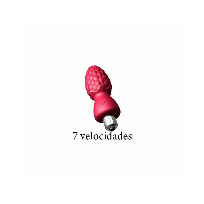 Ass-Bagas framboesa 7 velocidades plugue anal