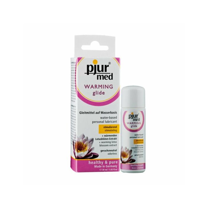 Pjur med aquecimento de água com base lubrificante térmico 30 ml
