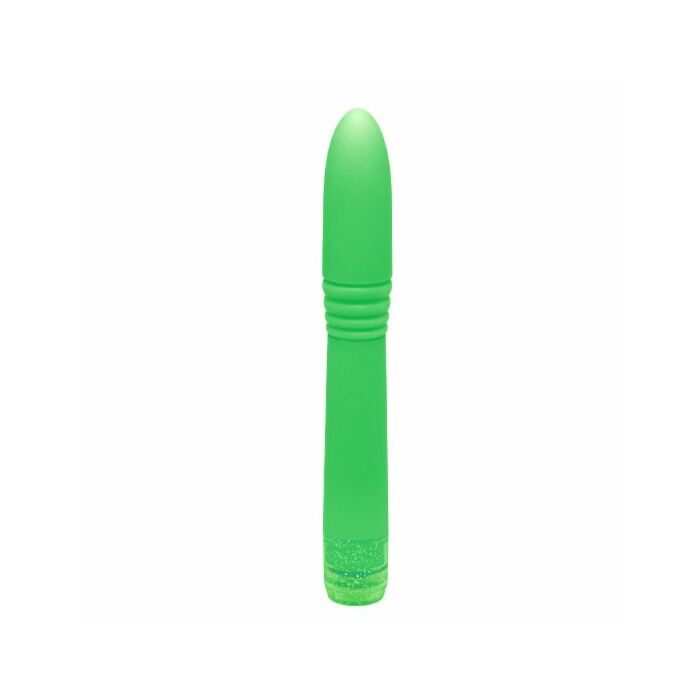 vibrador Neon luv toque e pregas finas verdes