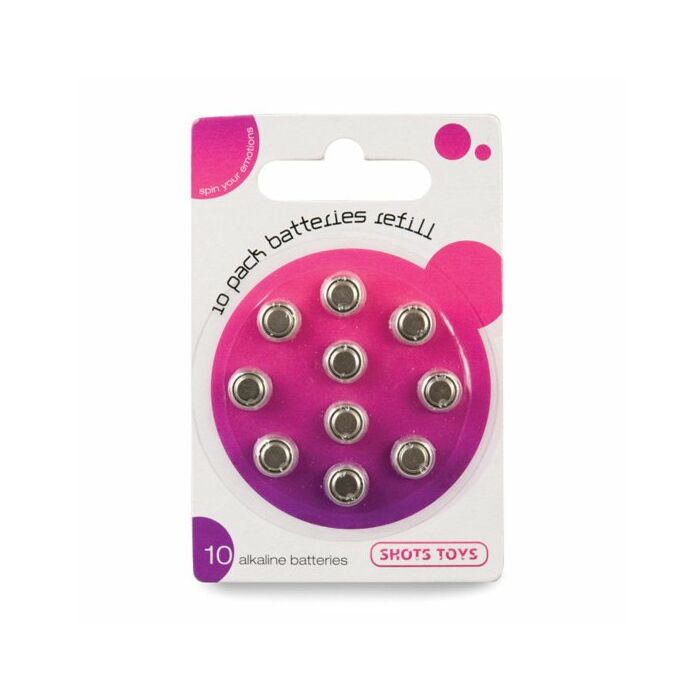 Pacote de 10 alcalina baterias botão LR41