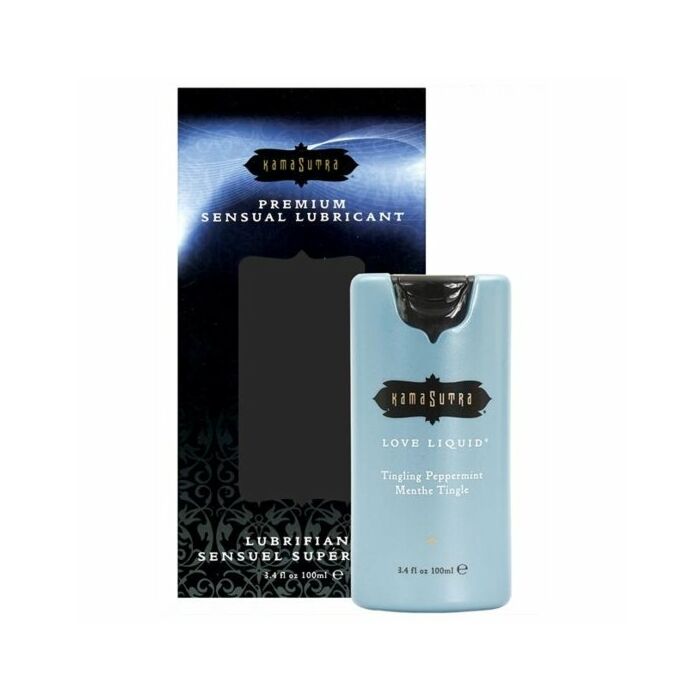 Kamasutra amo efeito lubrificante líquido de hortelã fresca