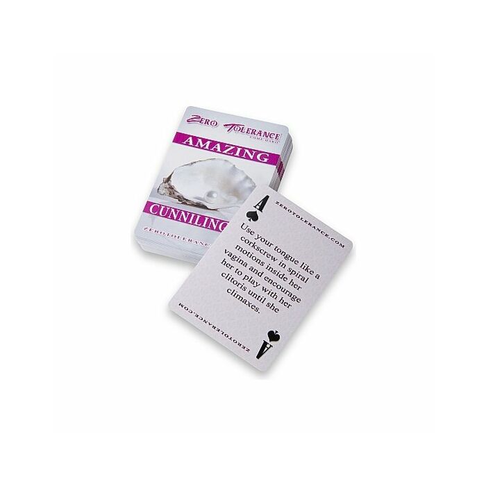 Cunnilingus é feito como um baralho de cartas