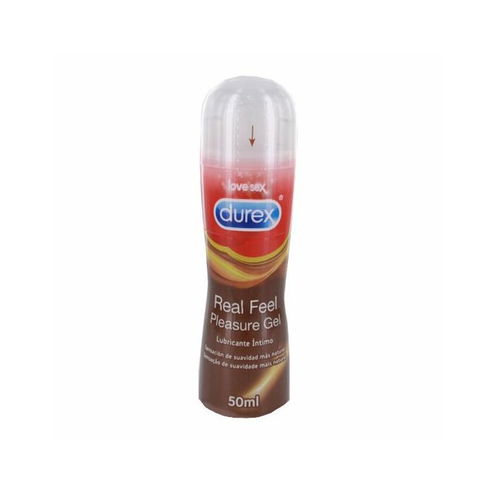 Sensação real prazer Durex 50ml gel íntimo lubrificante