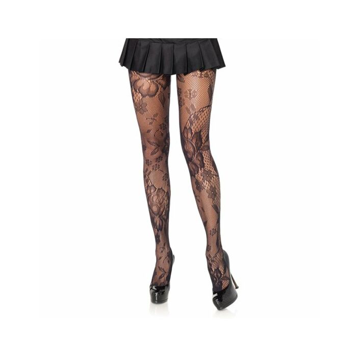 Leg Avenue de calcinhas florais Black Lace