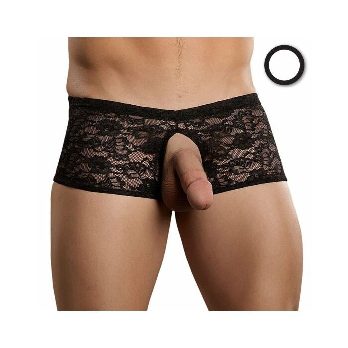 Masculino poder boxer abertura do laço branco